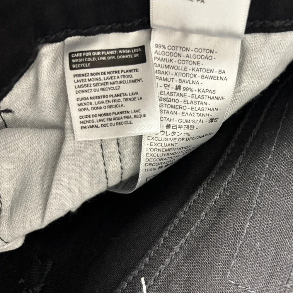 Levi's 511 Slim Fit Jeans Stretch Denim 30x32 Black 04511-1907 Mens